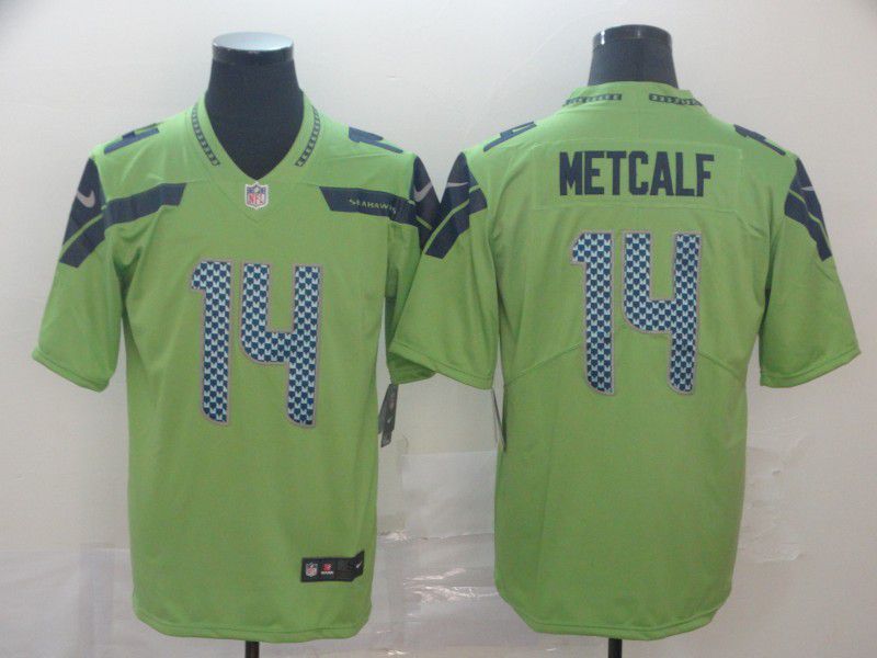 Men Seattle Seahawks #14 Metcalf Green Nike Vapor Untouchable Limited Player NFL Jerseys->pittsburgh steelers->NFL Jersey